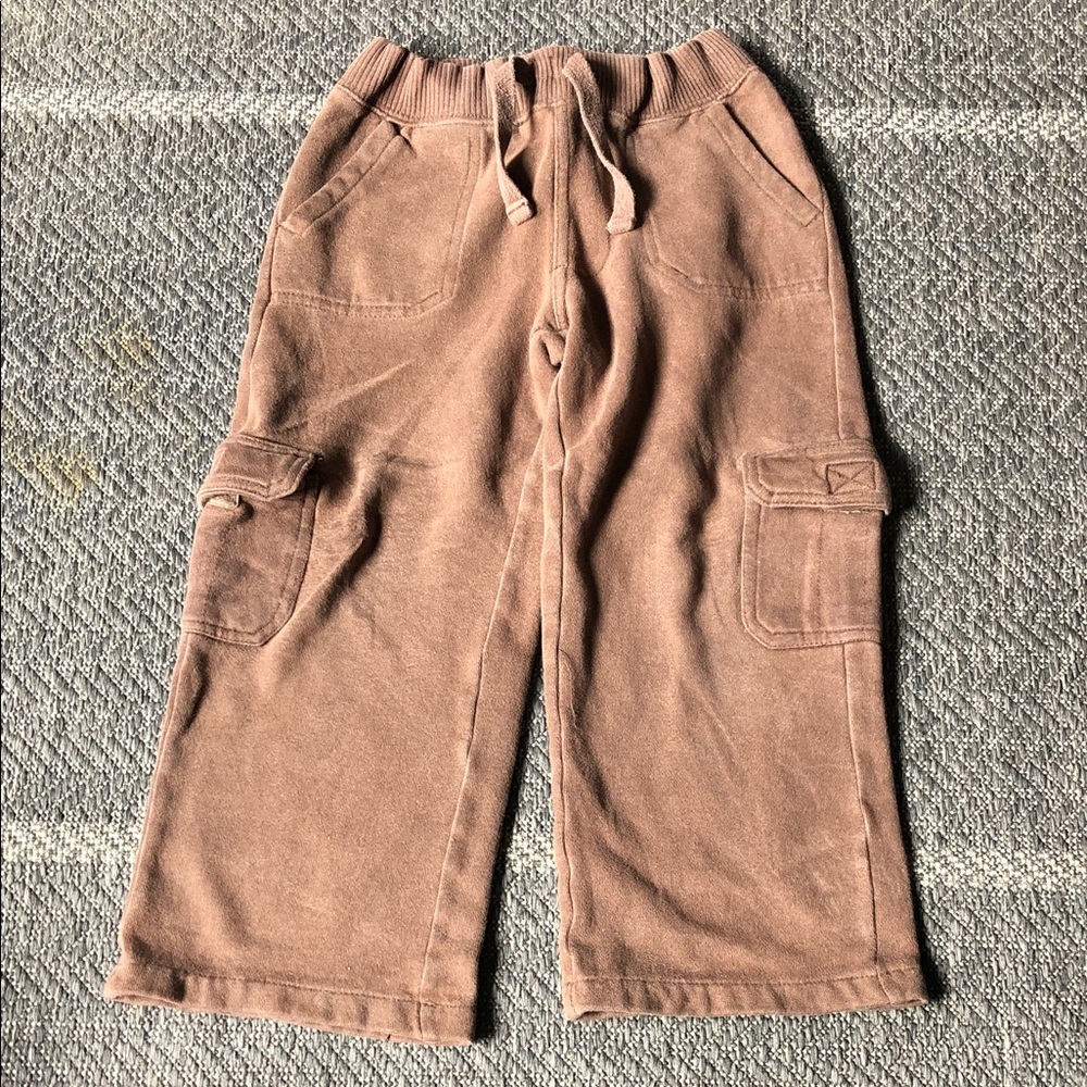 Old Navy Brown Kids Cargo Sweatpants with Drawstring
